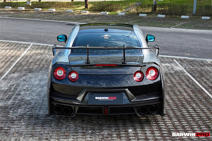 2008-2023 Nissan GTR R35 CBA DBA EBA 2024-Nismo Style Part Carbon Fiber Rear Bumper With Black Light - DarwinPRO Aerodynamics