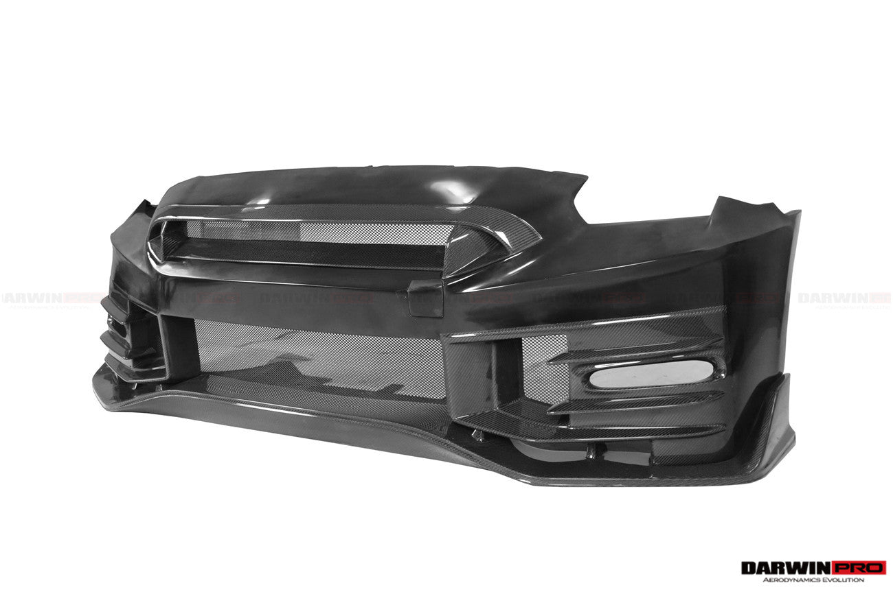 2008-2024 Nissan GTR R35 CBA/DBA/EBA 2024-Nismo Style Part Carbon Fiber Front Bumper - DarwinPRO Aerodynamics