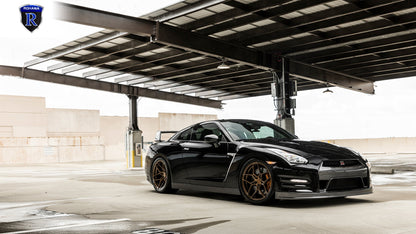 22" Rohana RFX11 Brushed Bronze 5x115 ( Staggered Setup ) ( Set of 4 )