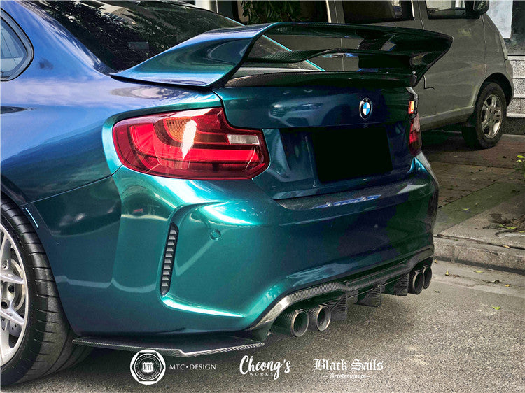 2014-2019 BMW 2 Series / M2 F22 F87 VR Style Trunk Spoiler - DarwinPRO Aerodynamics