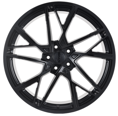 E1507 Gloss Black 20x8.5 ET35 5x114.3 – (Square Set of 4)