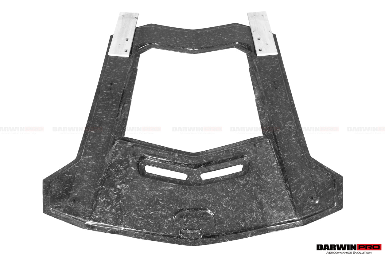 2011-2016 Lamborghini Aventador LP700 Coupe Carbon Fiber Engine Trunk - DarwinPRO Aerodynamics