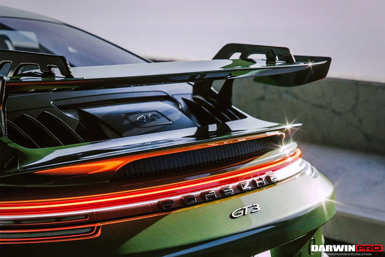 2019-2023 Porsche 911 992 Carrera/S/4S GT3 Style Trunk Spoiler Wing - DarwinPRO Aerodynamics