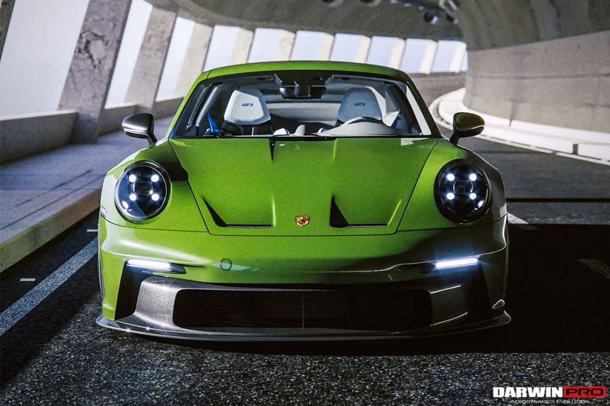 2019-2023 Porsche 911 992 Carrera/S/4/4S/Targa/Cabriolet GT3 Style Front Bumper - DarwinPRO Aerodynamics
