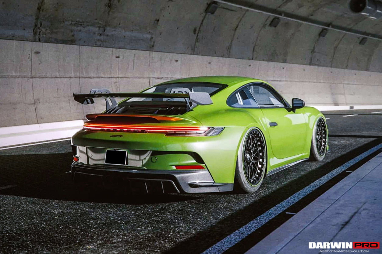 2019-2023 Porsche 911 992 Carrera/S/4/4S/Targa/Cabriolet GT3 Style Rear Bumper - DarwinPRO Aerodynamics
