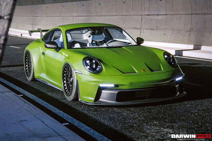 2019-2023 Porsche 911 992 Carrera/S/4/4S/Targa/Cabriolet GT3 Style Front Bumper - DarwinPRO Aerodynamics