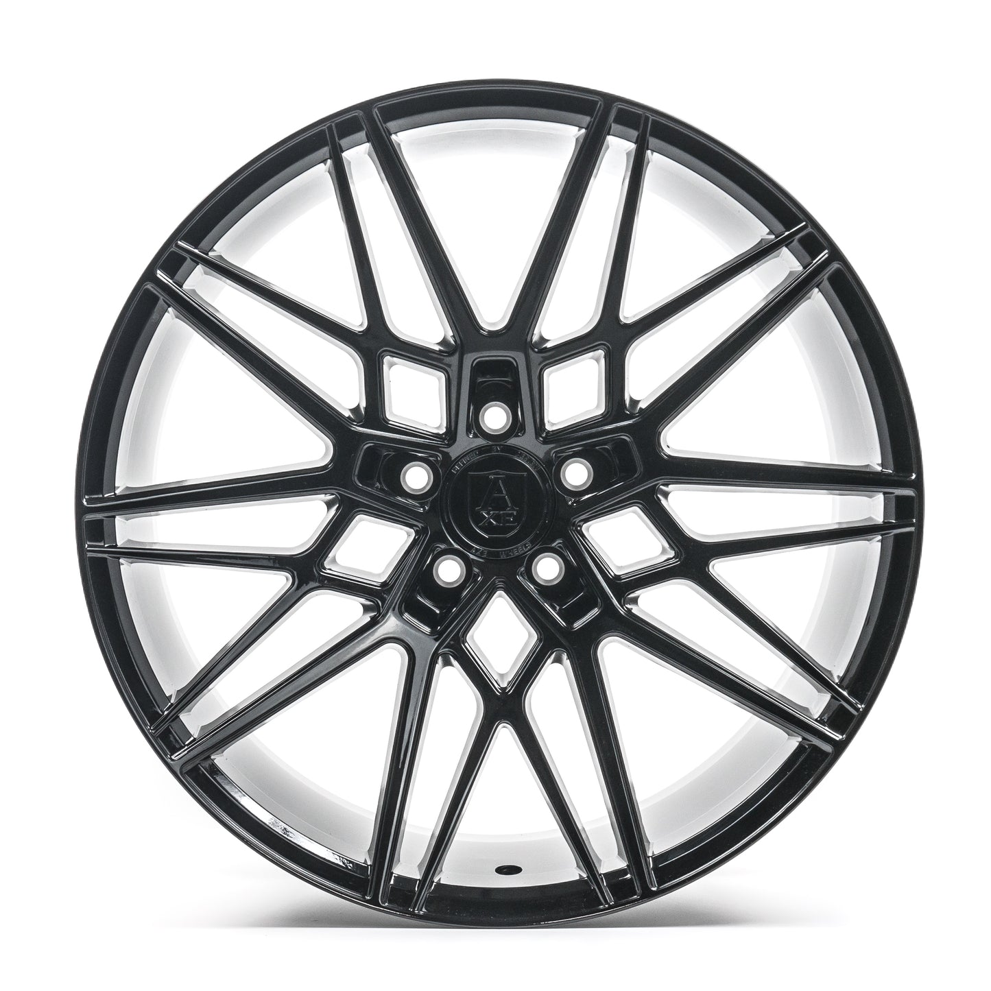 AXE WHEELS CF1 GLOSS BLACK 20x10.5 ET42 5x120 (Square Set of 4)