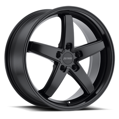 Petrol Wheels P1B MB 17x8 +35 5x120mm 76.1mm Matte Black