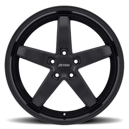 Petrol Wheels P1B MB 17x8 +35 5x120mm 76.1mm Matte Black