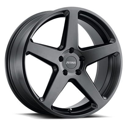 Petrol Wheels P2C GB 20x8.5 +35 5x120mm 76.1mm Semi Gloss Black