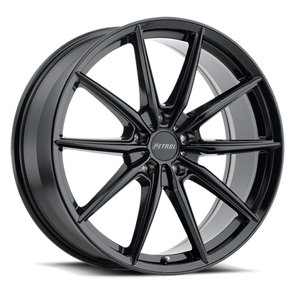 Petrol Wheels P4B GB 19x8 +40 5x108mm 72.1mm Gloss Black