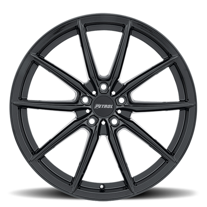 Petrol Wheels P4B GB 19x8 +40 5x108mm 72.1mm Gloss Black
