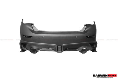 2014-2017 Infiniti Q50 Sedan EAU ROUGE Style Rear Bumper - DarwinPRO Aerodynamics