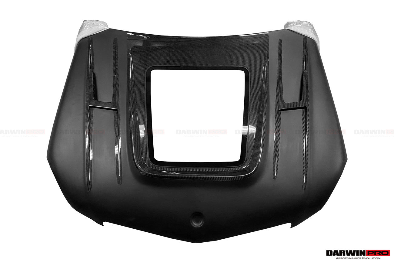 2015-2021 Mercedes Benz W205 C63/S AMG IMP Performance Partial Carbon Fiber Hood - DarwinPRO Aerodynamics