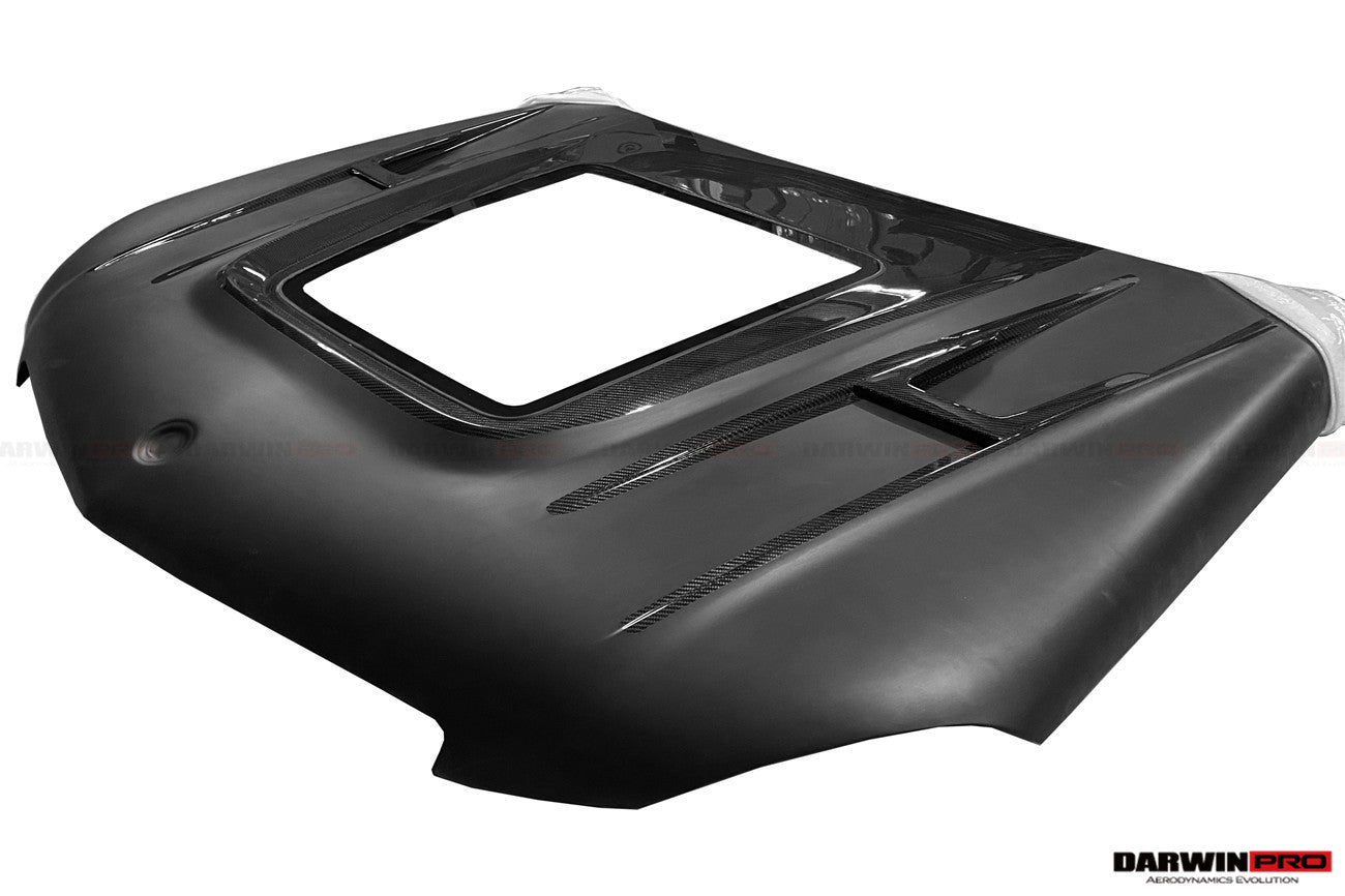 2015-2021 Mercedes Benz W205 C63/S AMG IMP Performance Partial Carbon Fiber Hood - DarwinPRO Aerodynamics