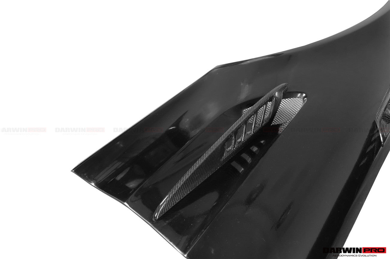 2015-2021 Mercedes Benz AMG GT/GTS/GTC/GTR BK Style Partial Carbon Fiber Front Fender - DarwinPRO Aerodynamics