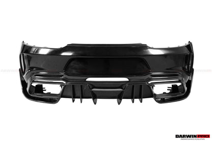 2017-2021 Mercedes Benz AMG GTC IMPII Part Carbon Fiber Rear Bumper With Exhasust tips - DarwinPRO Aerodynamics