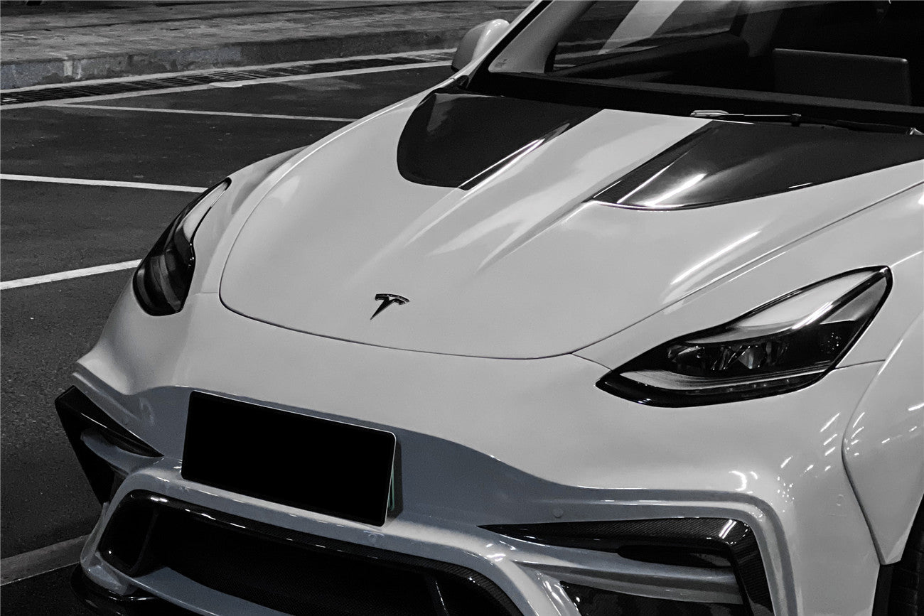 2020-2023 Tesla Model Y IMP Performance Carbon Fiber Hood - DarwinPRO Aerodynamics