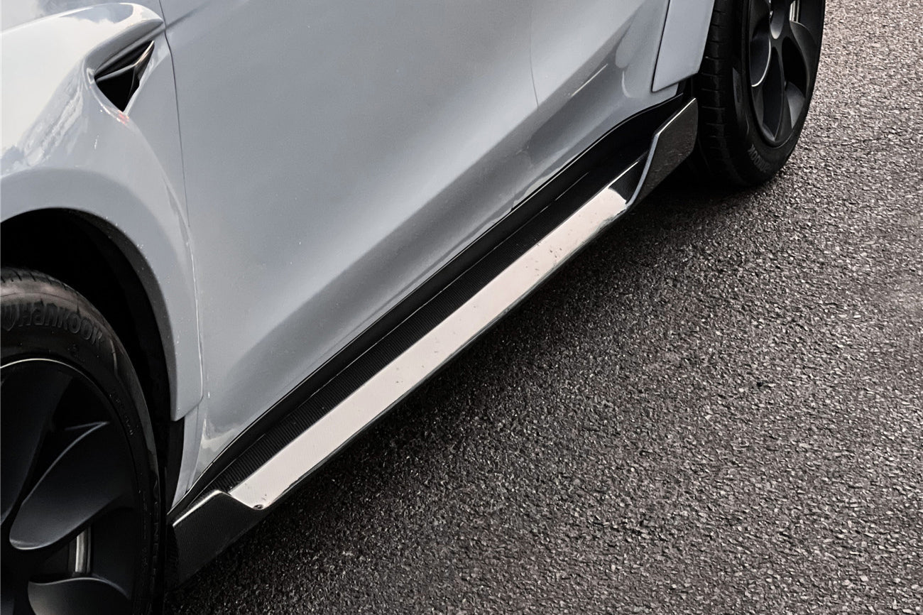 2020-2023 Tesla Model Y IMP Performance Carbon Fiber Side Skirts - DarwinPRO Aerodynamics