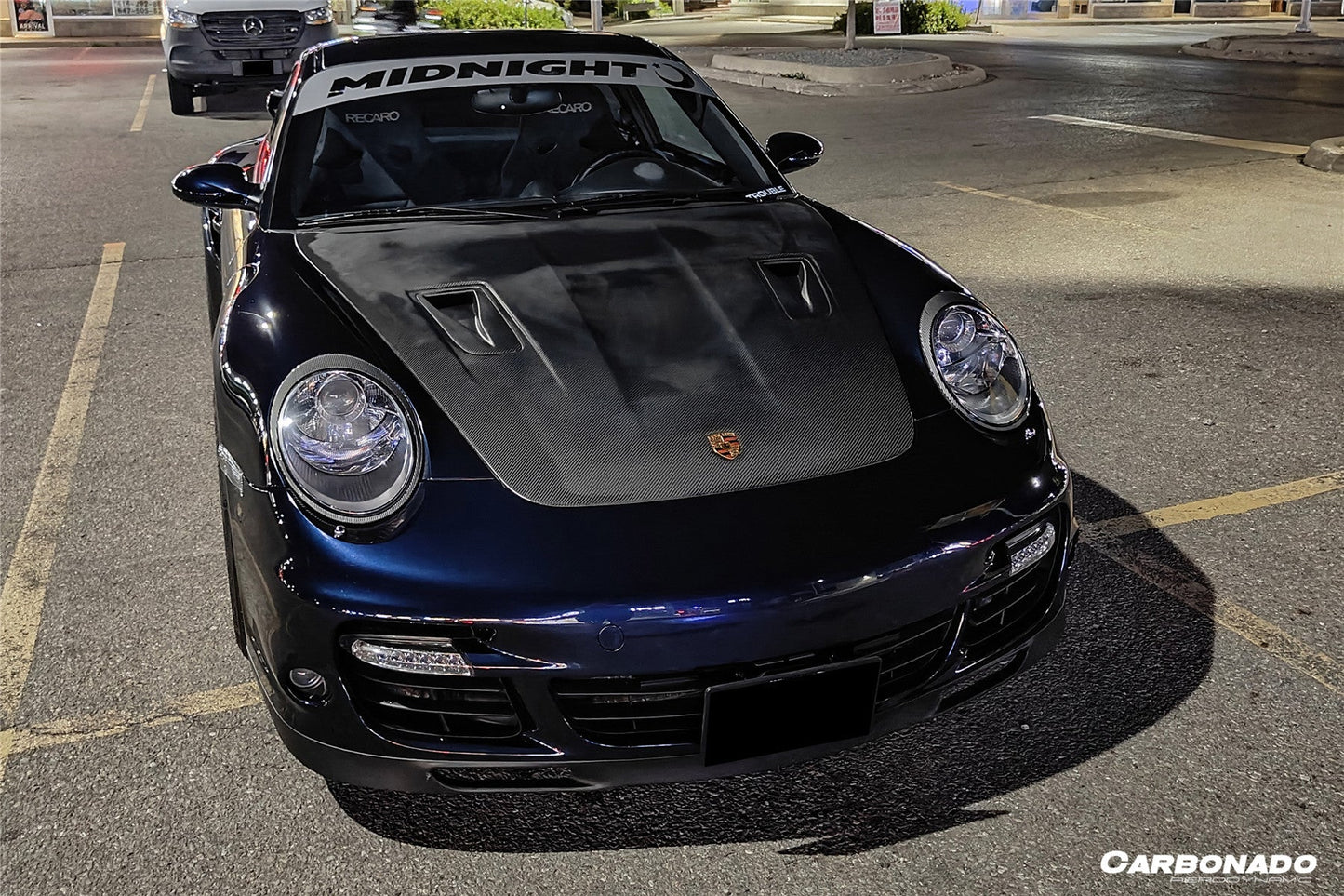 2005-2012 Porsche Carrera 911    997 Turbo    Cayman    Boxster 987 GT2RS Style Carbon Fiber Hood