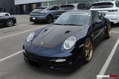 DarwinPRO 2005-2012 Porsche 911 997 Carrera & S & 4S & Turbo & 06-12 Cayman 987 GT2RS Style Hood - DarwinPRO Aerodynamics