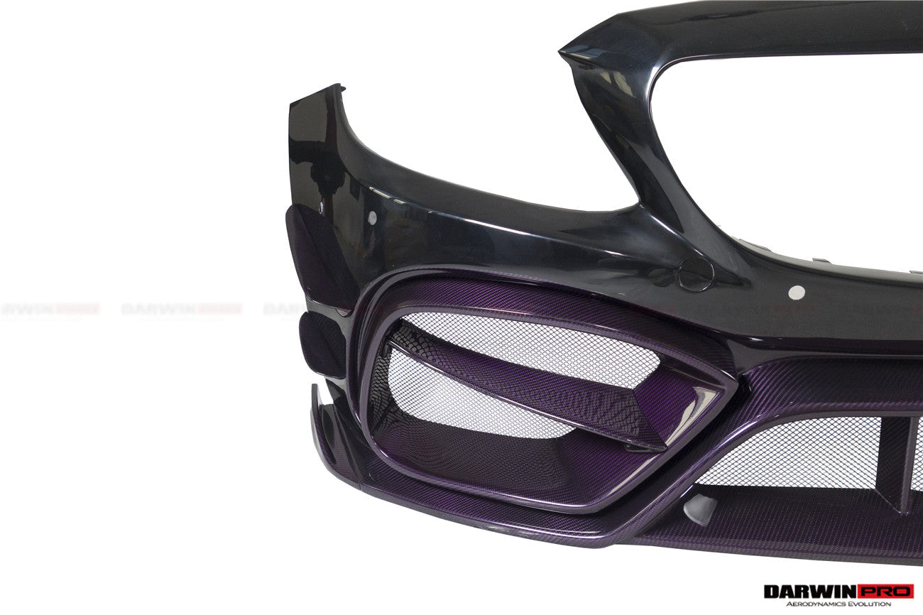 2015-2021 Mercedes Benz W205 C63/S AMG Coupe IMP Performance Partial Carbon Fiber Front Bumper - DarwinPRO Aerodynamics