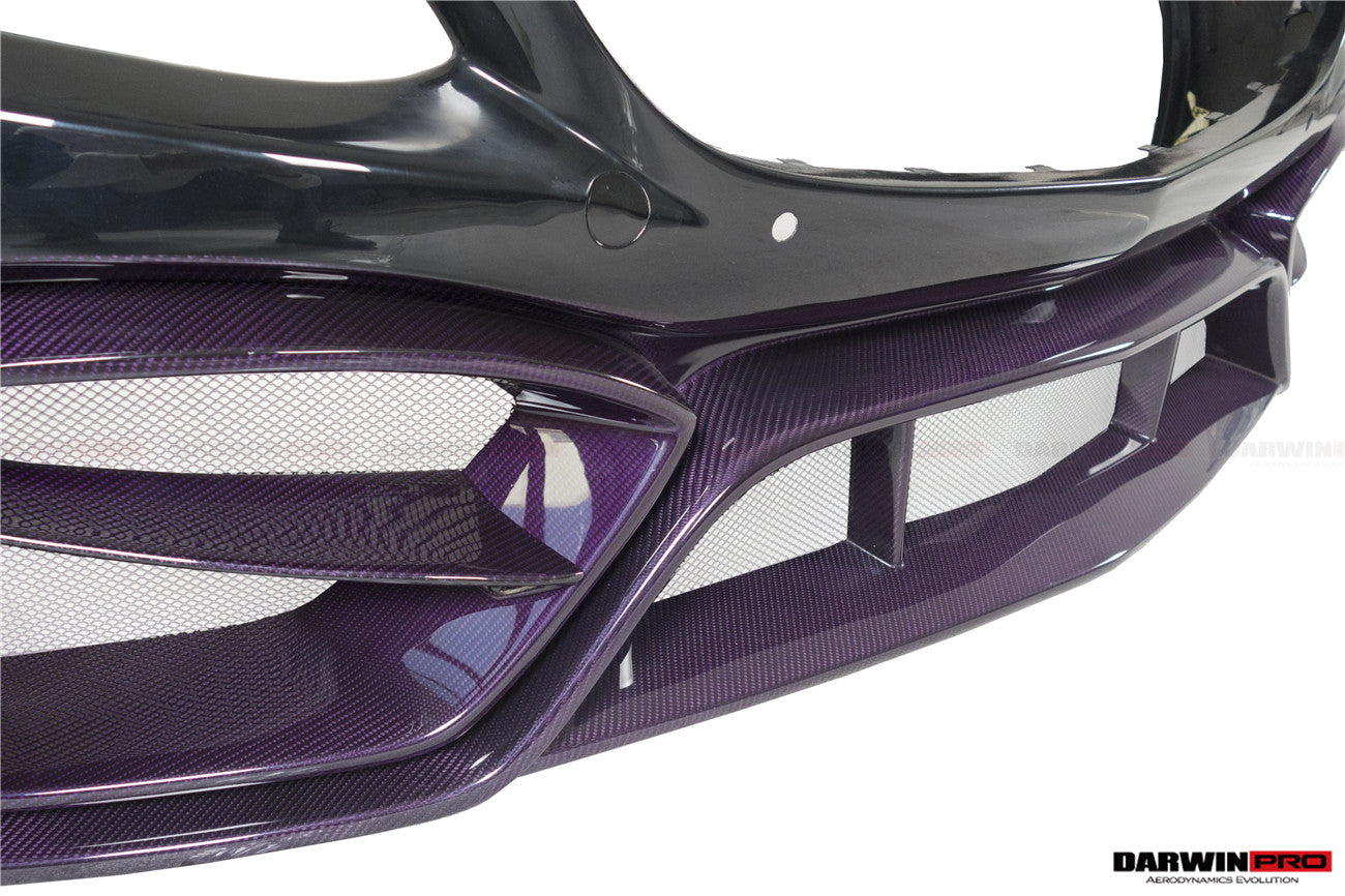 2015-2021 Mercedes Benz W205 C63/S AMG Coupe IMP Performance Partial Carbon Fiber Front Bumper - DarwinPRO Aerodynamics