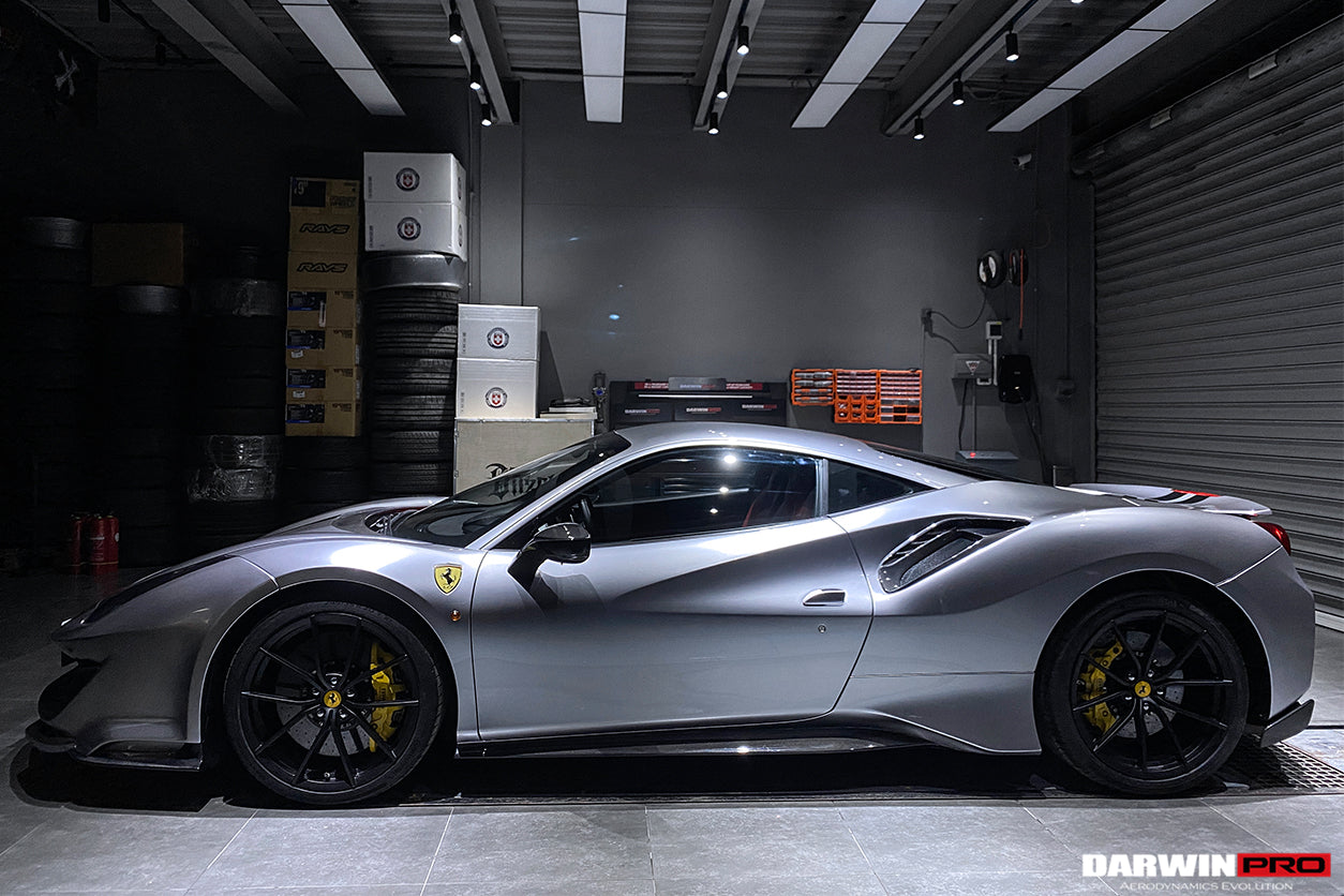 2015-2020 Ferrari 488 GTB/Spyder Pista Style Auto Full Body Kit - DarwinPRO Aerodynamics