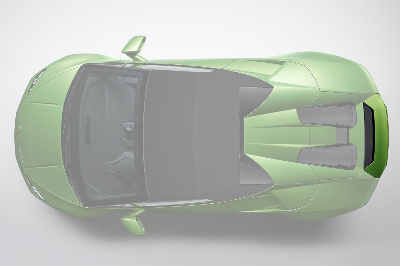 2015-2025 Lamborghini Huracan LP610 & LP580 & EVO & Tecnica Carbon Fiber Wing Base - DarwinPRO Aerodynamics