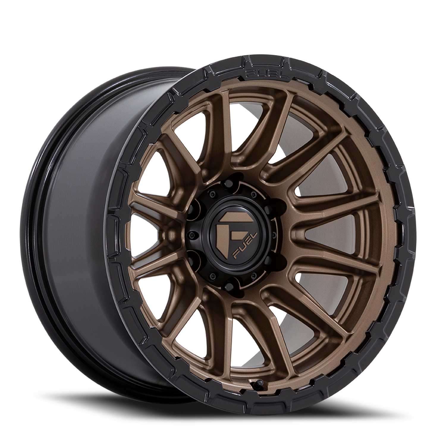 Fuel Off-Road Piston FC866 ZB 17x9 -12 5x127mm 71.5mm Matte Bronze Gloss Black Lip