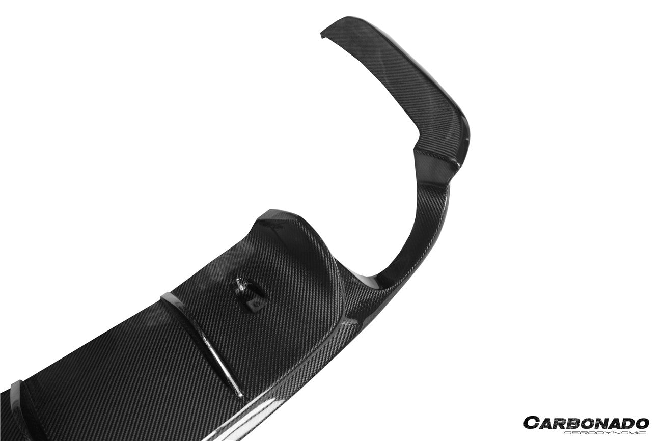 2012-2015 Porsche 911 991.1 Carrera S 2C GT3V Style  Rear Bumper With Diffuser (For Quad-Exhaust)