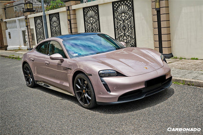 2019-2022 Porsche Taycan/4/4S/GTS/TURBO OD Style Side Skirts - Carbonado