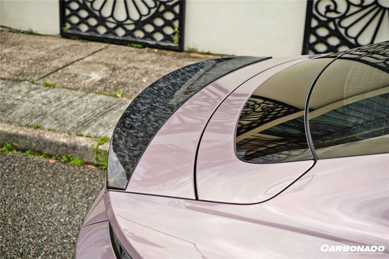 2019-2022 Porsche Taycan/4/4S/GTS/TURBO OD Style Trunk Spoiler - Carbonado