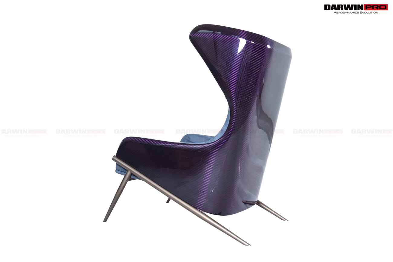 DARWINPRO 4x4  WEAVE CARBON FIBER URBAN LONDON GREY COLOR LOUNGE CHAIR - DarwinPRO Aerodynamics