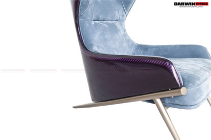 DARWINPRO 4x4  WEAVE CARBON FIBER URBAN LONDON GREY COLOR LOUNGE CHAIR - DarwinPRO Aerodynamics