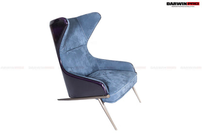 DARWINPRO 4x4  WEAVE CARBON FIBER URBAN LONDON GREY COLOR LOUNGE CHAIR - DarwinPRO Aerodynamics