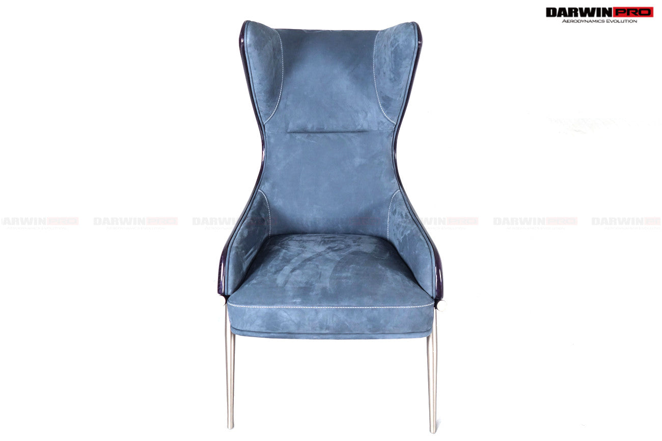 DARWINPRO 4x4  WEAVE CARBON FIBER URBAN LONDON GREY COLOR LOUNGE CHAIR - DarwinPRO Aerodynamics