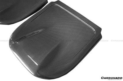 2014-2017 Infiniti Q50 Sedan OEM Style Dry Carbon Fiber Seat back Replacement - Carbonado Aero