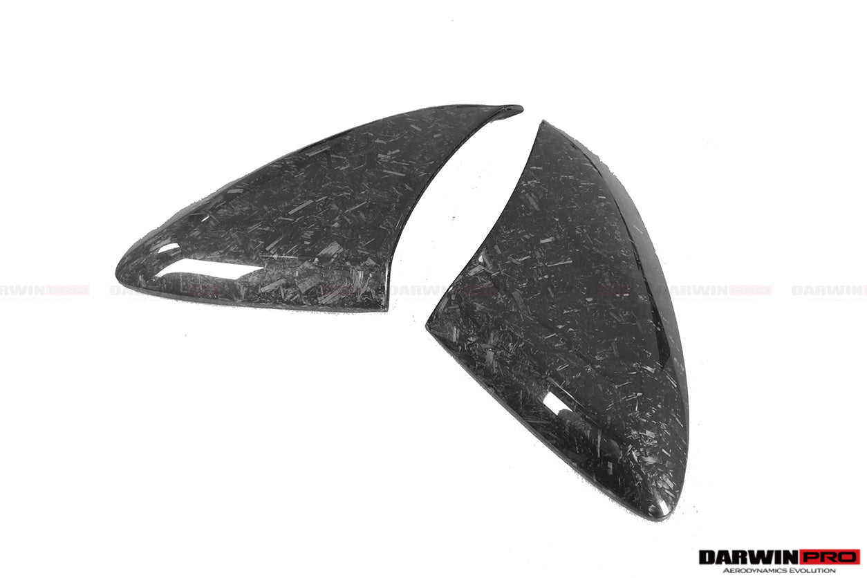 2018-2021 McLaren 600lt Carbon Fiber Quarter Panel Side Scoops - DarwinPRO Aerodynamics