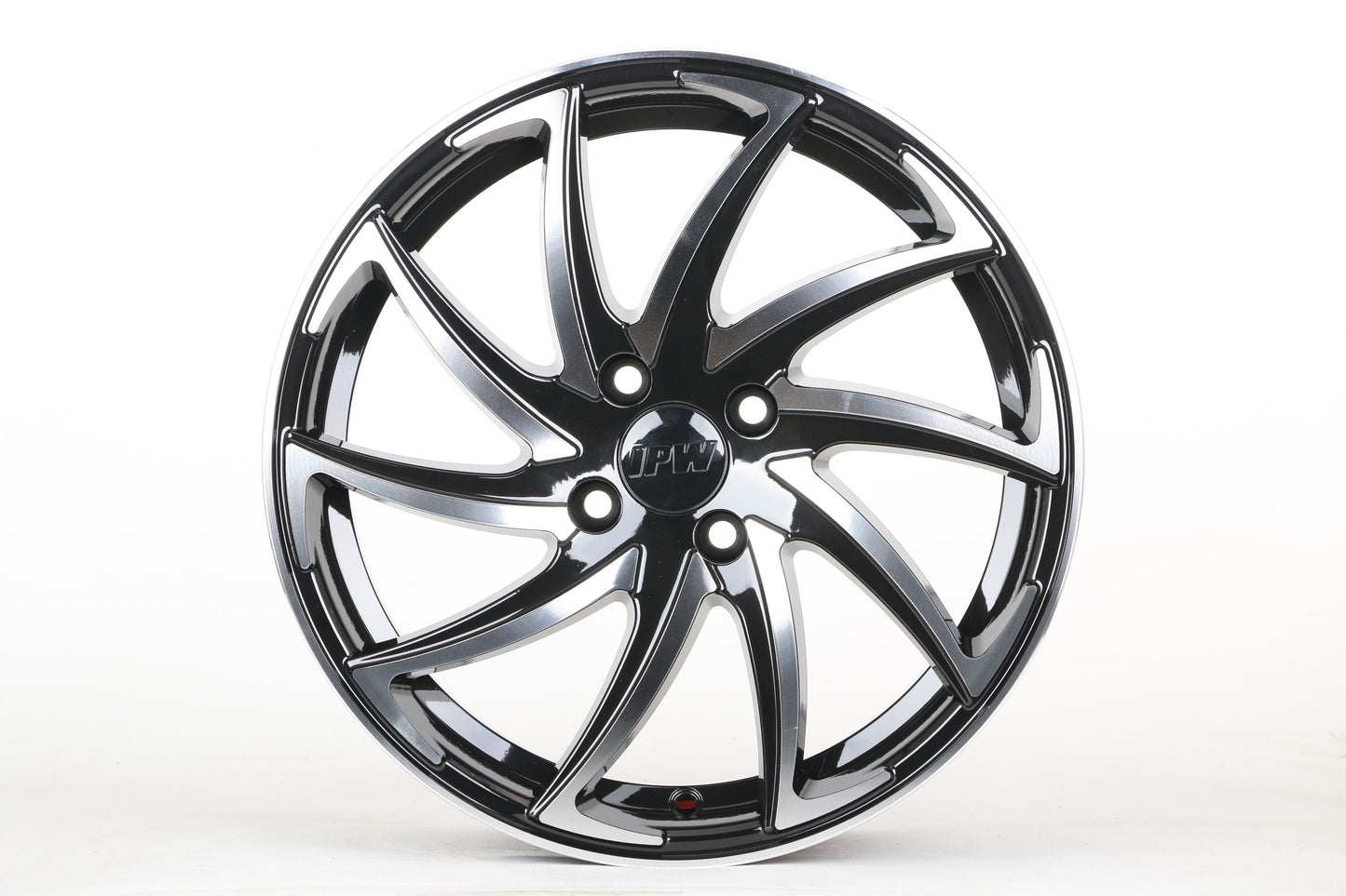 E104 Black Machined Face 16x6.5 ET35 4.100 - Square Set (4 Wheels)