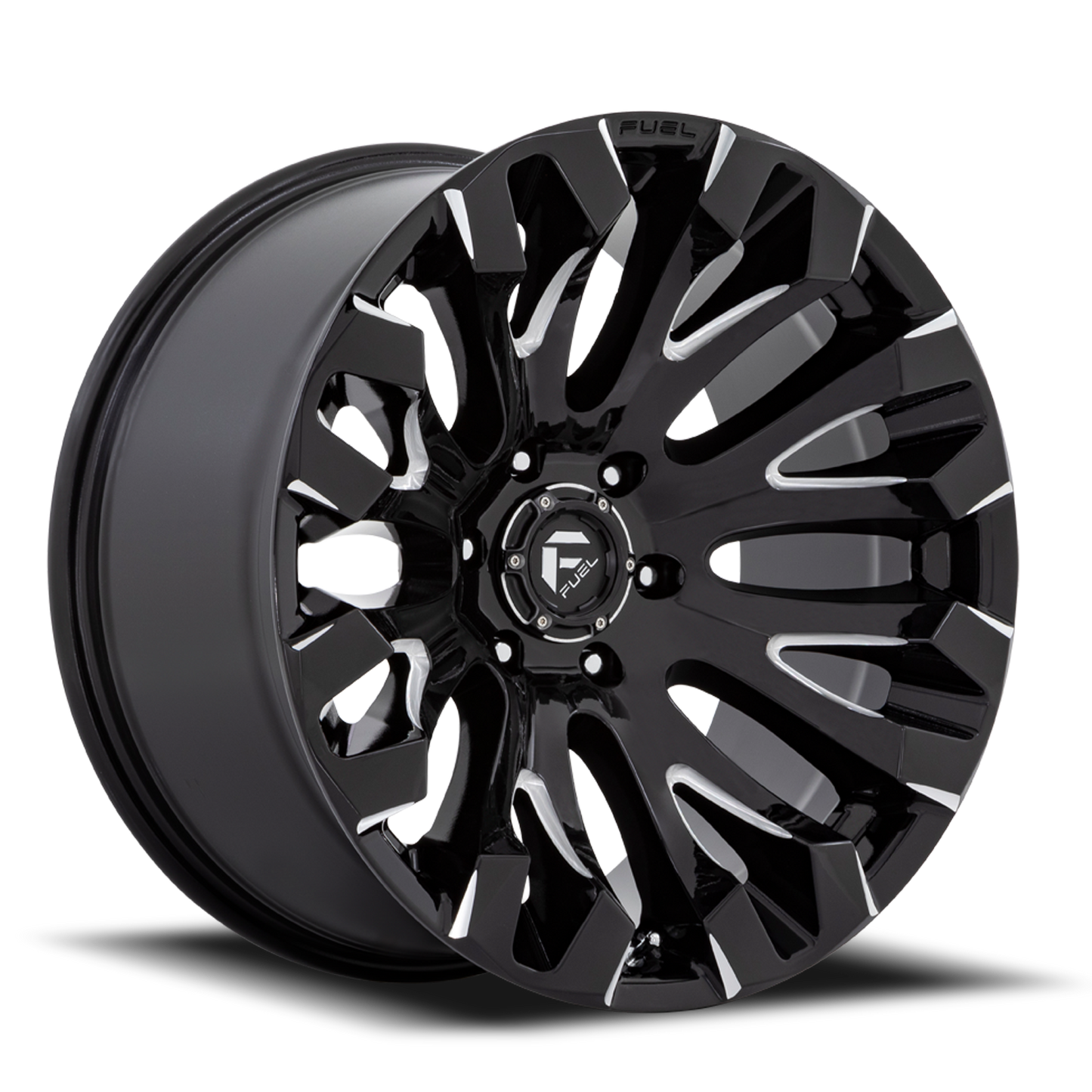 Fuel Off-Road Quake D828 20x10 -18 8x170mm 125.1mm Gloss Black Milled