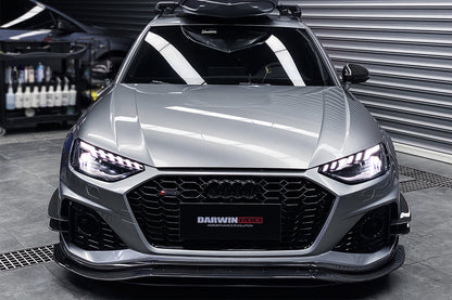 2020-2022 Audi RS4 B9.5 BKSS Style Carbon Fiber Front Lip - DarwinPRO Aerodynamics