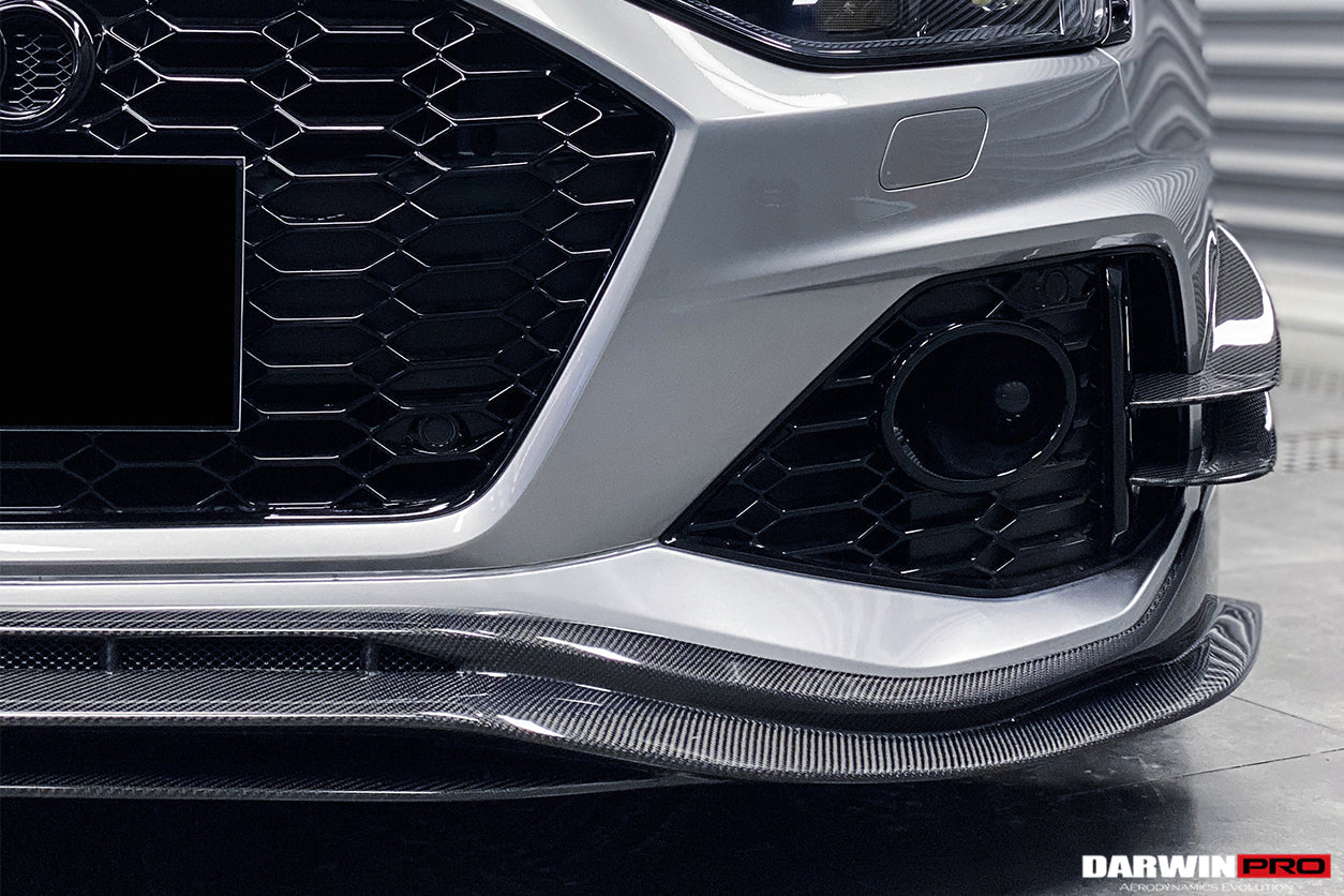 2020-2022 Audi RS4 B9.5 BKSS Style Carbon Fiber Front Lip - DarwinPRO Aerodynamics