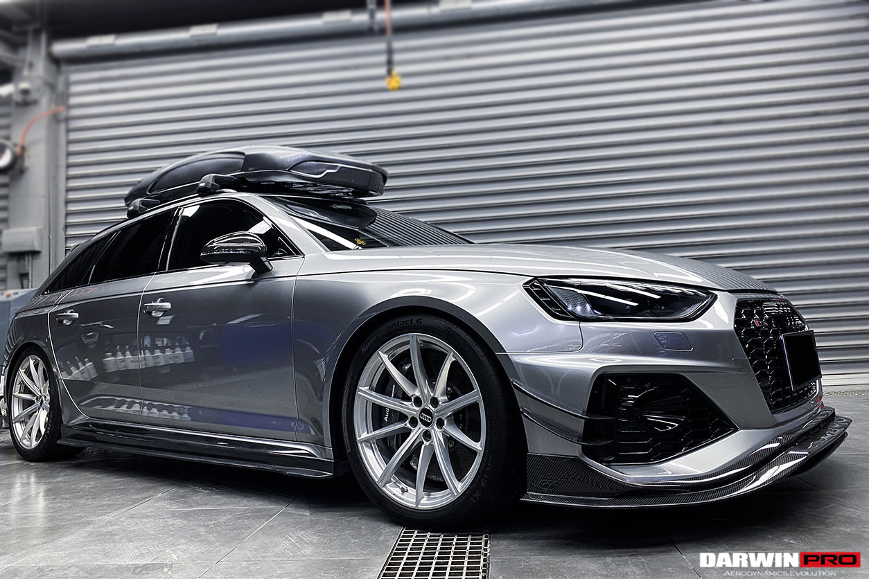 2020-2022 Audi RS4 B9.5 BKSS Style Carbon Fiber Front Lip - DarwinPRO Aerodynamics