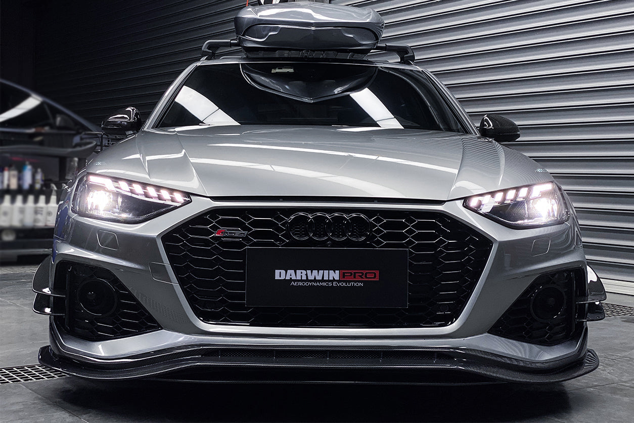 2020-2022 Audi RS4 B9.5 BKSS Style Carbon Fiber Front Lip - DarwinPRO Aerodynamics