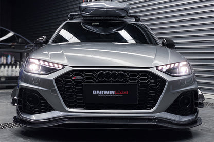 2020-2022 Audi RS4 B9.5 BKSS Style Carbon Fiber Front Lip - DarwinPRO Aerodynamics