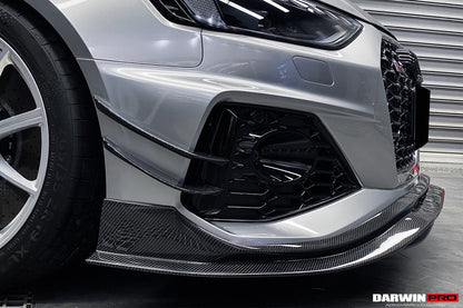 2020-2022 Audi RS4 B9.5 BKSS Style Carbon Fiber Front Lip - DarwinPRO Aerodynamics