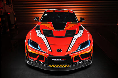 2019-UP Toyota GR Supra (J29/DB) A90 A91 BKSSII Style Part Carbon Fiber Full Wide Body Kit - DarwinPRO Aerodynamics