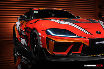 2019-UP Toyota GR Supra (J29/DB) A90 A91 BKSSII Style Part Carbon Fiber Full Wide Body Kit - DarwinPRO Aerodynamics