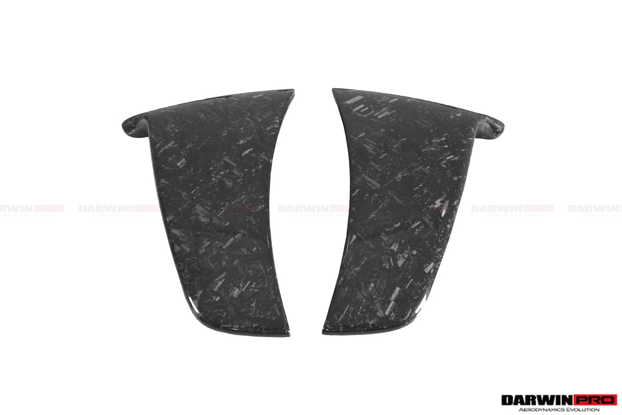 2018-2021 McLaren 600lt Carbon Fiber Rear Bumper Side Canards - DarwinPRO Aerodynamics